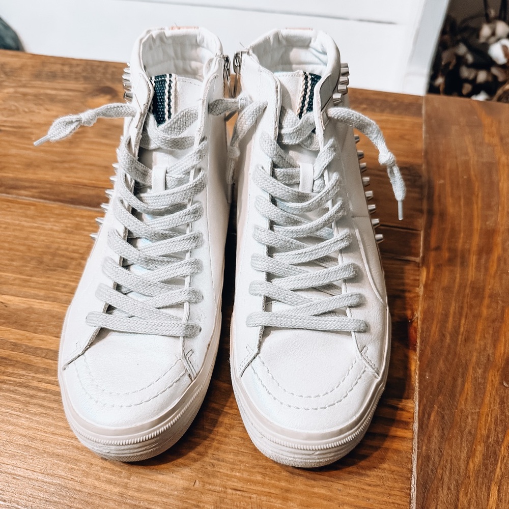 ShuShop Riri Hightop Sneaker Pearl - Picture 2 of 7